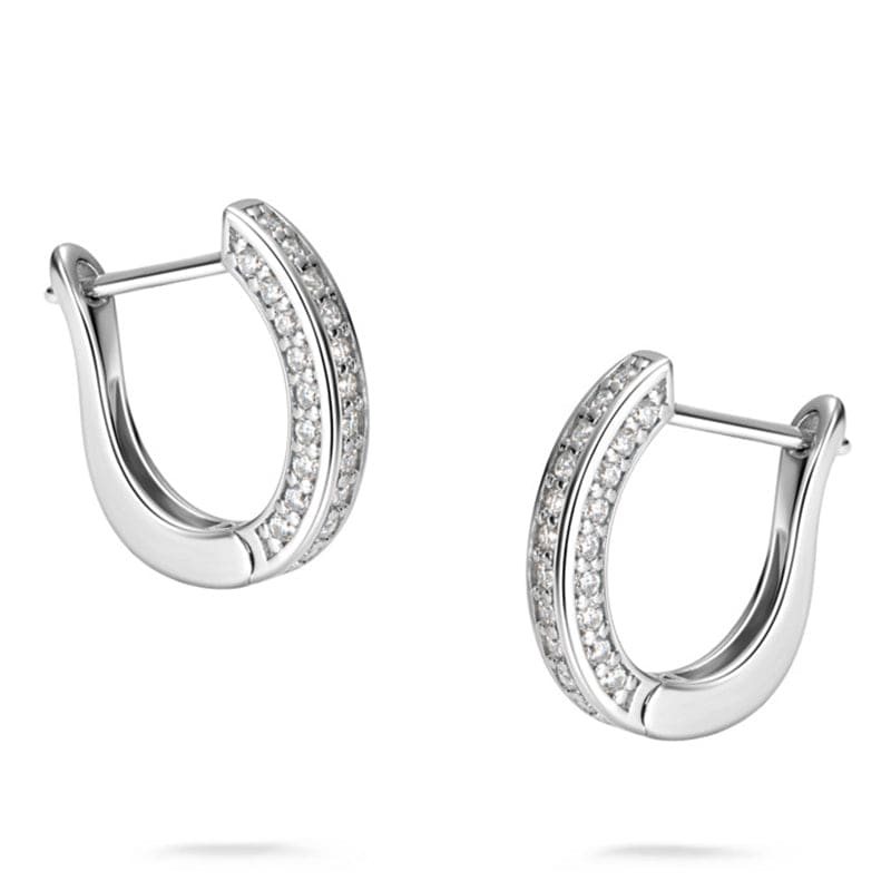 Louily Moissanite Fashion Design Stud Earrings